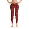 Limited Edition Red Check Print Leggings