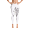 Limited Edition World Map Black & White Printed Leggings
