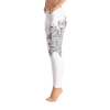 Limited Edition World Map Black & White Printed Leggings