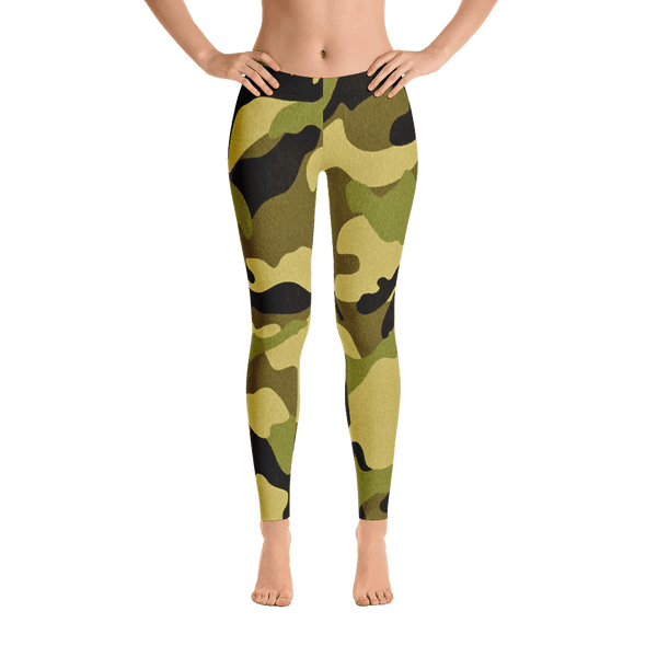 Limited Edition Forest Camouflage Printed Leggings