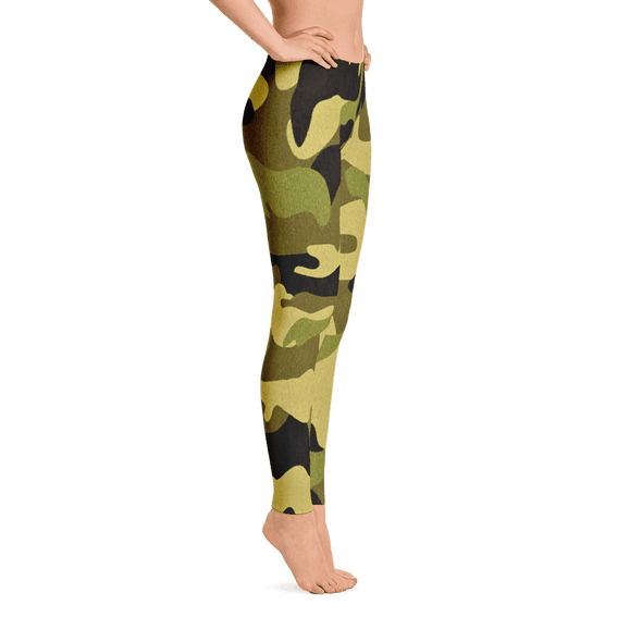 Limited Edition Forest Camouflage Printed Leggings