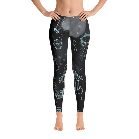 Limited Edition Blue Over All Printed Leggings