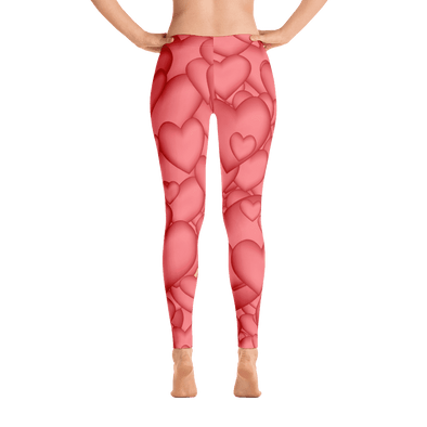 Limited Edition Heart Full Printed Leggings