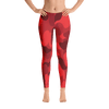 Limited Edition Red Camouflage Printed Leggings