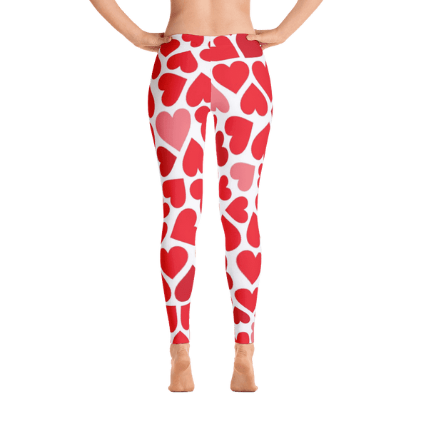 Limited Edition Love Heart Printed Leggings