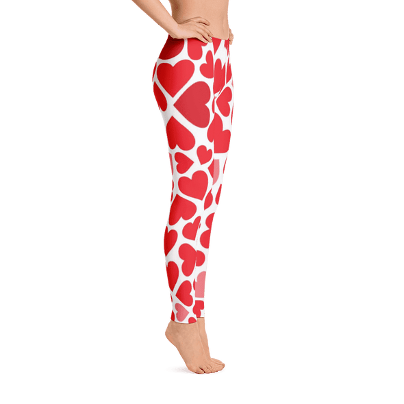 Limited Edition Love Heart Printed Leggings