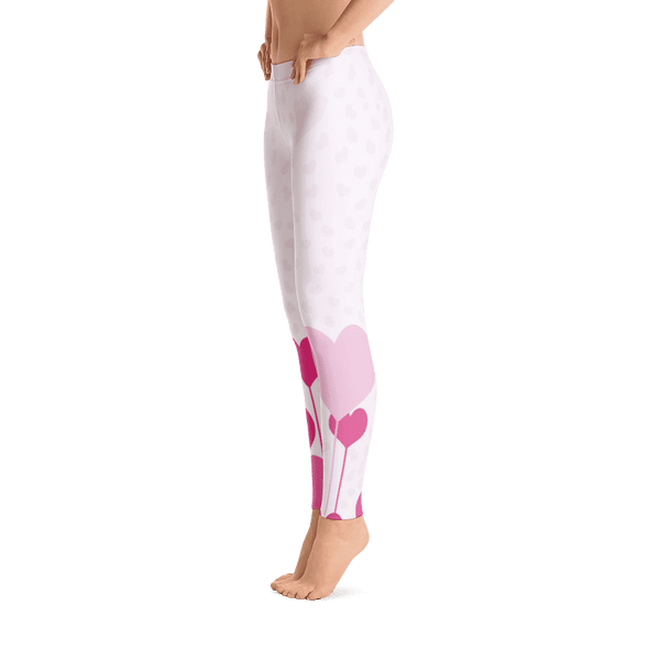 Limited Edition Cute pink Heart Printed Leggings