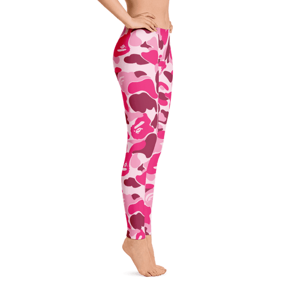 Limited Edition Pink camouflage Printed Leggings
