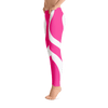 White Heart Pink Over All Printed Leggings