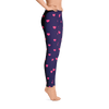 Limited Edition Blue Pink Printed Heart Leggings