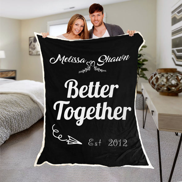 Better Together Couple Blanket