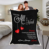 You Are All I Need Couple Blanket