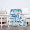 My Grandma, My Best Friend Personalized Blanket with Grand Kids Names/Grandpa/Grandma/Papa/Mamma/Auntie