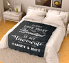 Every Love Story Personalized Couple Fleece Blanket