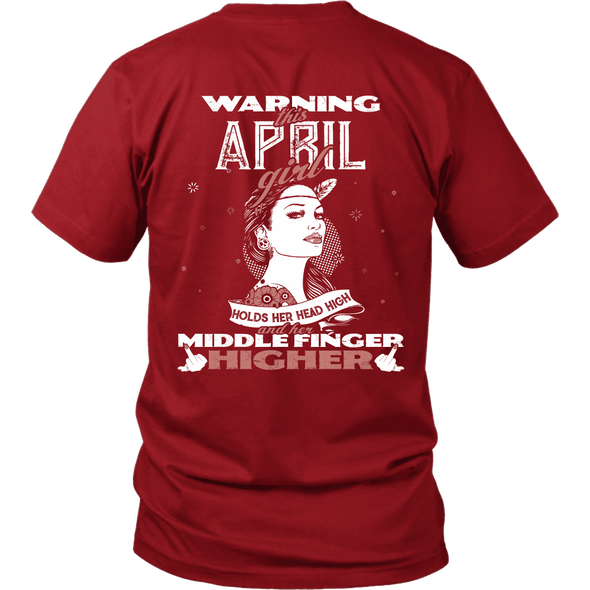Limited Edition ***April Girl Head High Back Print*** Shirts & Hoodies