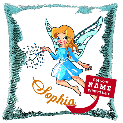 Room Decor Custom Name Personalized Mermaid Pillow