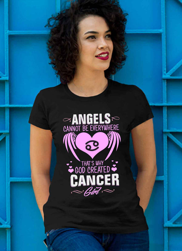 Limited Edition **God Created Cancer Girl** Shirts & Hoodies