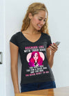 Limited Edition **December Girl With Three Sides Front Print** Shirts & Hoodies
