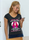 Limited Edition **January Girl With Three Sides Front Print** Shirts & Hoodies