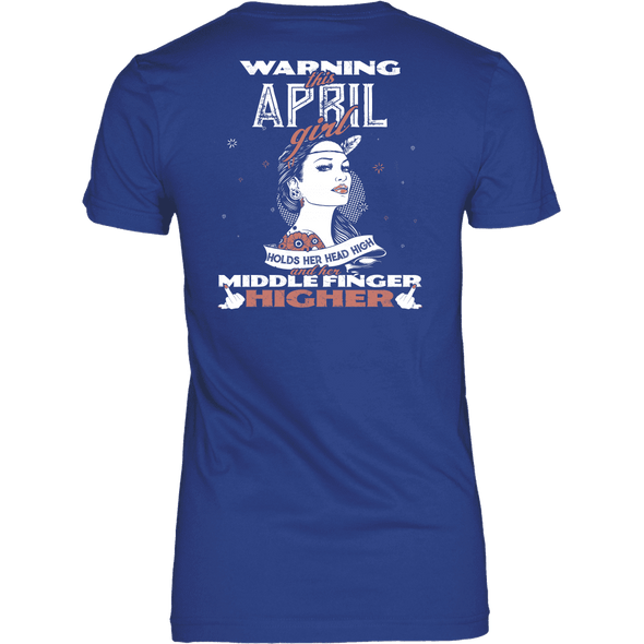 Limited Edition ***April Girl Head High Back Print*** Shirts & Hoodies