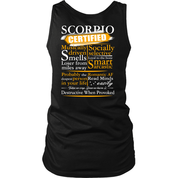 Limited Edition ***Scorpio Certified Back Print*** Shirts & Hoodies
