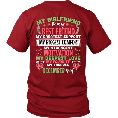 Limited Edition Back Printed My Favorite & Forever December Girl