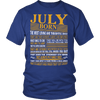 ***LIMITED EDITION****BORN IN JULY SHIRTS - NOT AVAILABLE IN STORES