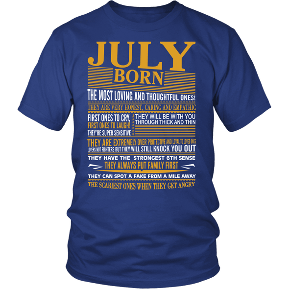 ***LIMITED EDITION****BORN IN JULY SHIRTS - NOT AVAILABLE IN STORES