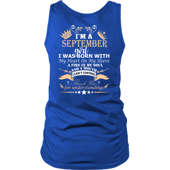 Save $10 Today (Offer Ends Soon) - September Born Girl Back Printed***Limited Edition*** Shirts