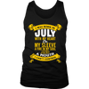* Limited Edition Born In July With My Heart Front Print Shirt *