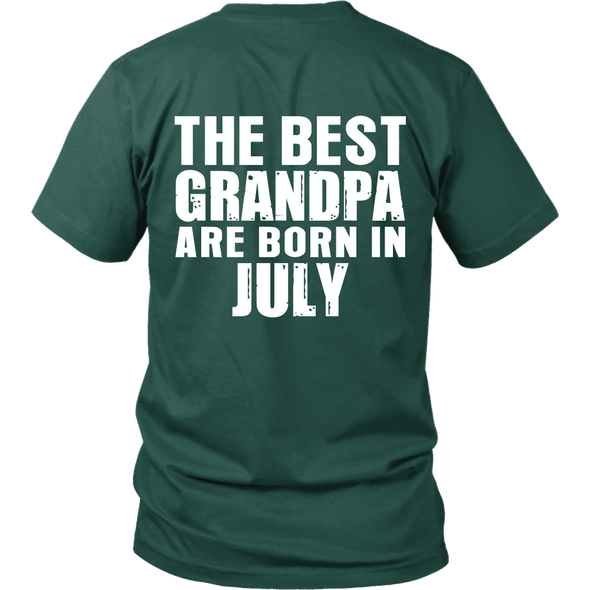 Limited Edition ***Best Grandpa Born In July*** Shirts & Hoodies