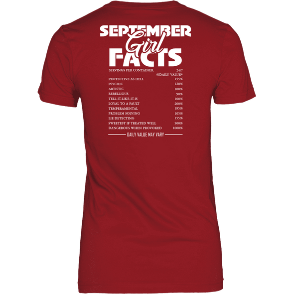Limited Edition ***September Girl Facts*** Shirts & Hoodies