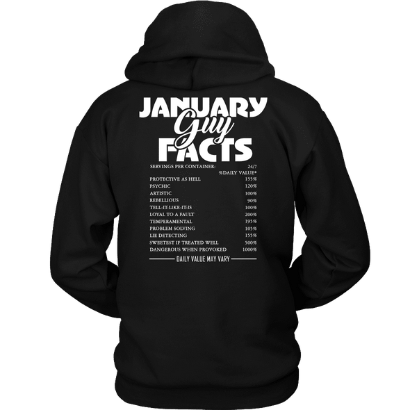 Limited Edition ***January  Guy Facts*** Shirts & Hoodies