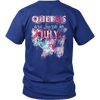**Limited Edition** July Born Queen Back Print Shirt