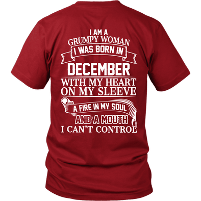 Limited Edition December Grumpy Women White Back Print