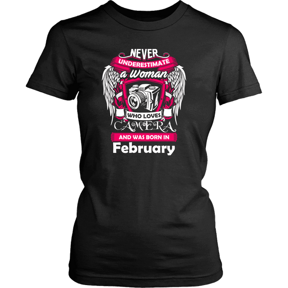 February Women Who Loves Camera Shirts, Hoodie & Tank