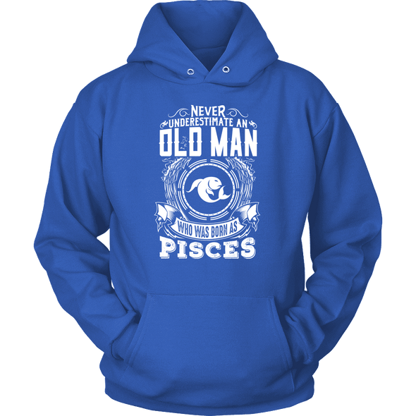 Old Man Pisces Shirt, Tank & Hoodie