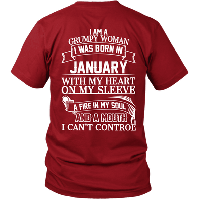 Limited Edition January Grumpy Women White Back Print