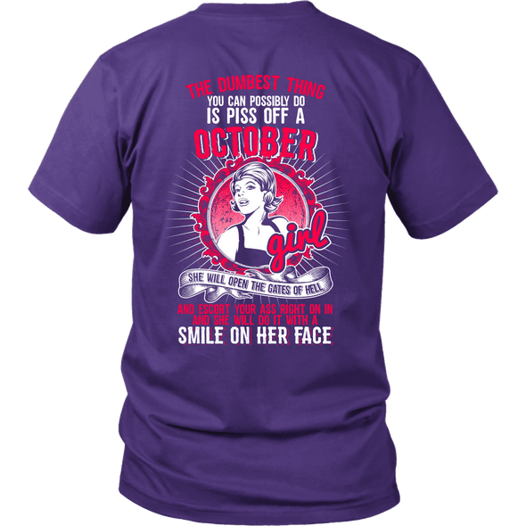 Limited Edition ***Piss Off October Girl*** Shirts & Hoodies