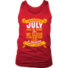 * Limited Edition Born In July With My Heart Front Print Shirt *