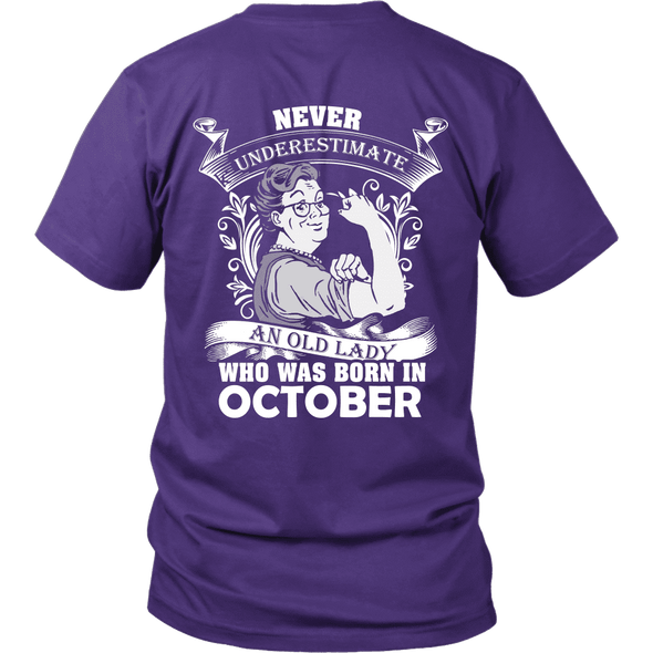Limited Edition ***Old Lady Born In October*** Shirts & Hoodie
