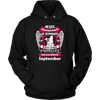 September Women Who Loves Pitbull Shirt, Hoodie & Tank