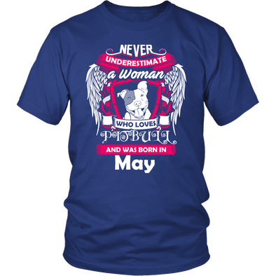 May Women Who Loves Pitbull Shirt, Hoodie & Tank