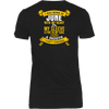 * Limited Edition Born In June With My Heart Back Print Shirt*