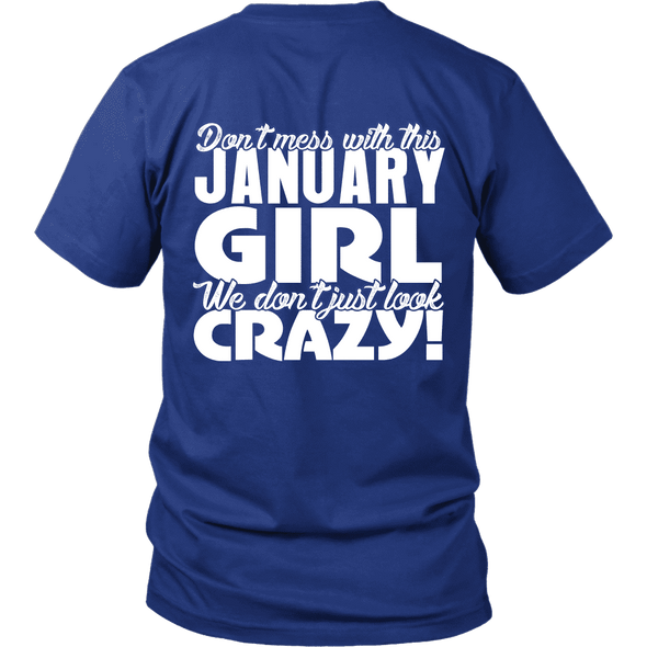 Limited Edition ***January Crazy Girl*** Shirts & Hoodies
