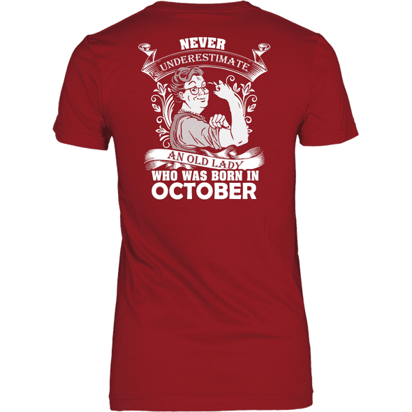 Limited Edition ***Old Lady Born In October*** Shirts & Hoodie
