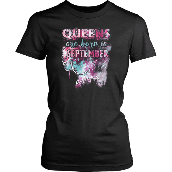 **Limited Edition** September Born Queen Front Print Shirt