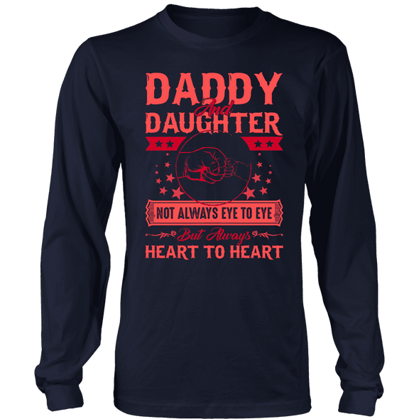 Daddy Daughter - Heart To Heart Shirt, Hoodie & Tank