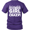 Limited Edition ***December Crazy Girl*** Shirts & Hoodies