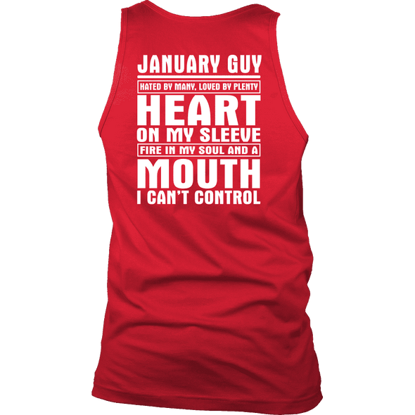 Limited Edition ***January Guy - Can't Control Mouth Back Print*** Shirts & Hoodies